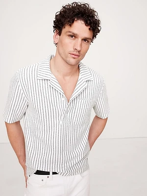 Stripe Terry Polo