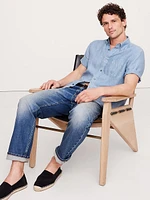 Standard-Fit Linen Short-Sleeve Shirt