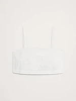 Cotton Poplin Cropped Cami
