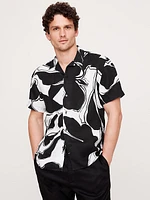 Standard-Fit Linen Resort Shirt