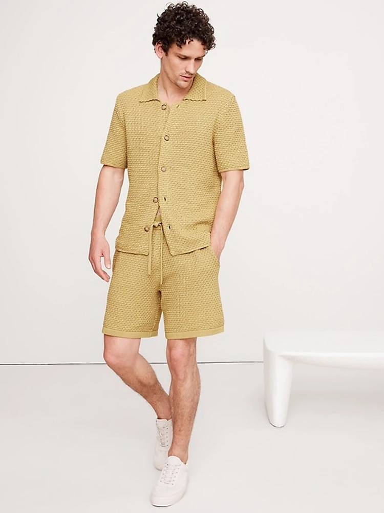 8" Crochet Cotton Pull-On Short
