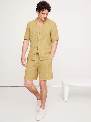 8" Crochet Cotton Pull-On Short