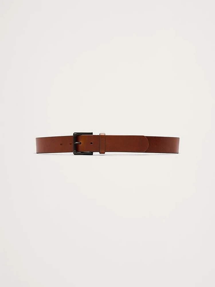 Tumbled Leather Belt