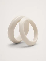 Curved Bangle Set of 2 by Aureus + Argent