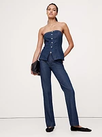 High-Rise Bootcut Ankle Jean