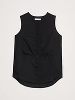 Linen Sleeveless Tunic