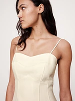 Linen Corset Mini Dress