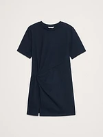 Cotton Twisted T-Shirt Dress