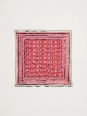Embroidered Cotton Scarf by Vismaya