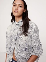 Oversized Matte Silk Shirt
