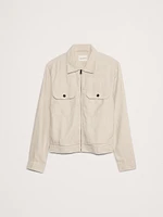Linen-Cotton Mechanic's Jacket