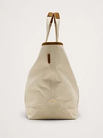 Canvas & Suede Weekend Tote
