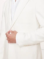 Cotton-Linen Blend Suit Jacket
