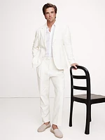 Cotton-Linen Blend Suit Jacket