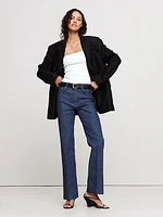 High-Rise Bootcut Ankle Jean