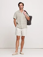 Standard-Fit Linen Resort Shirt