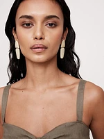 Shapes Double Tab Earrings by Aureus + Argent