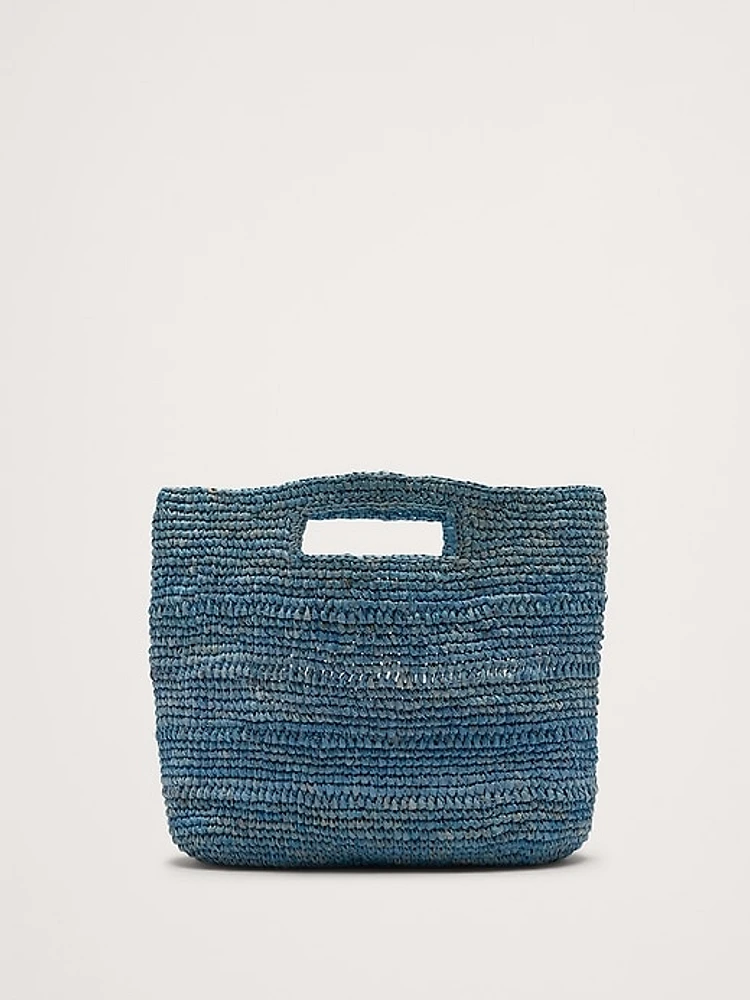 Naomi Handled Raffia Bag by Hat Attack
