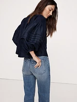 Linen Peasant Blouse