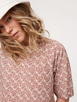 Cotton Poplin Trapeze Top