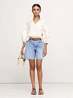 Linen Peasant Blouse