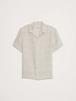 Standard-Fit Linen Resort Shirt
