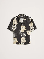 Standard-Fit Silk Resort Shirt