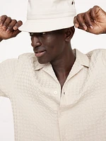 Waffle Cotton Resort Shirt