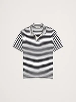 Luxury-Touch Stripe Polo