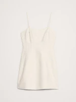 Linen Corset Mini Dress
