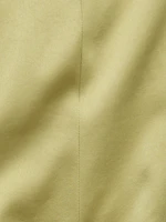 Satin Square-Neck Long Vest