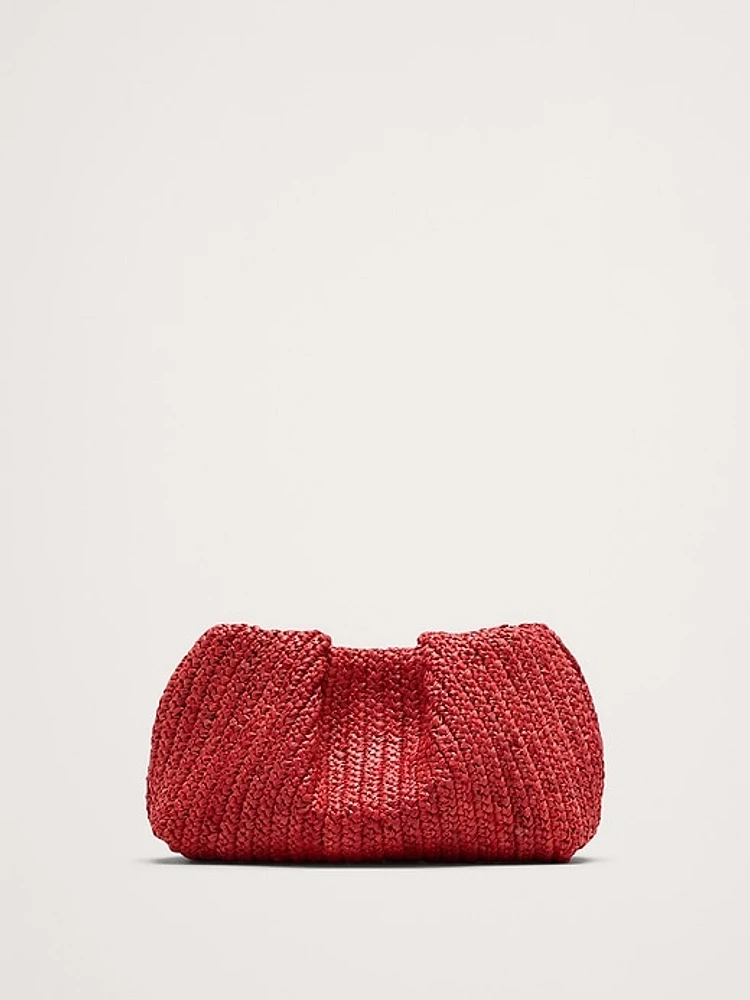 Small Raffia Clutch