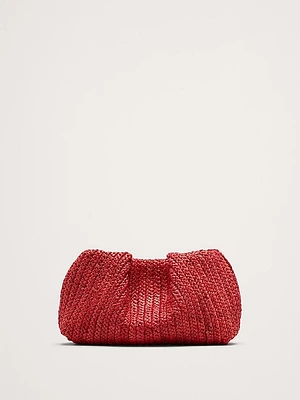 Small Raffia Clutch