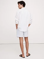 7" Linen-Cotton Pull-On Short