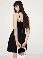 Linen Corset Mini Dress