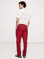 Italian Linen-Cotton Pull-On Pant