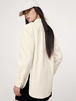 Oversized Denim Shirt Jacket