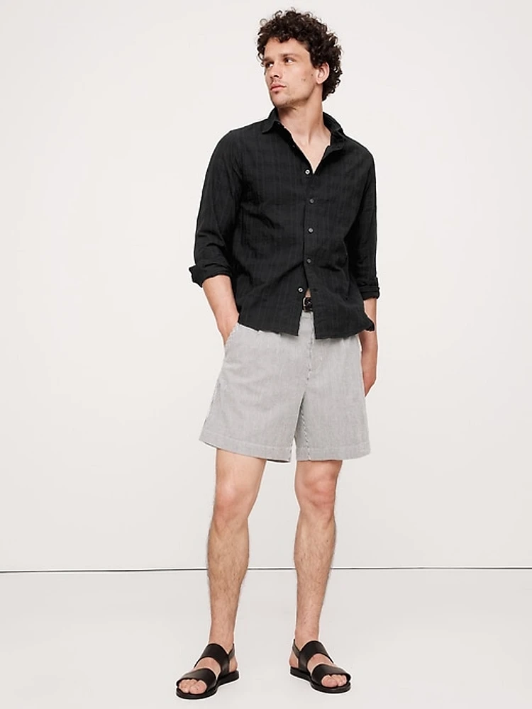Standard-Fit Lightweight Textured Shirt