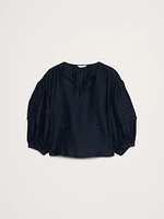 Linen Peasant Blouse