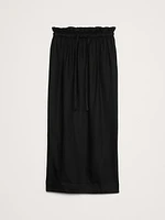 Linen Midi Skirt