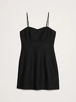 Linen Corset Mini Dress
