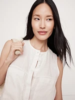 Linen Sleeveless Tunic