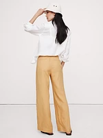 The Everyday Wide-Leg Linen Pant