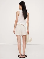 Linen Pull-On Short