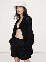 Oversized Hoodie Cardigan