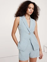 Hourglass Tencel™-Linen Vest