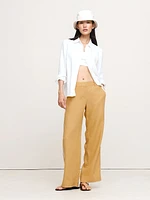 The Everyday Wide-Leg Linen Pant