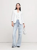Slim Linen Blazer