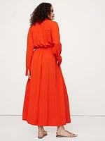 Gauze Shirt Dress