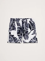 5" Floral Terry Pull-On Short